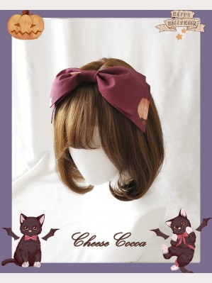 Happy Halloween Vampire Cat Lolita Style Headbow KC (HA02)